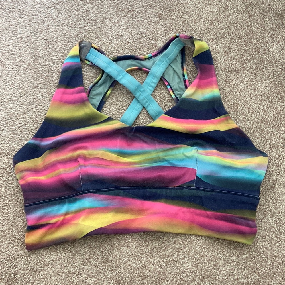 Multicolor WZA sports bra